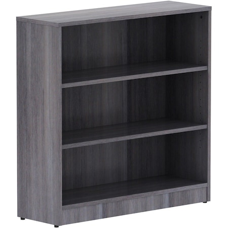 Lorell 3 SHELF-BOOKCASE, WCHAR LLR69626